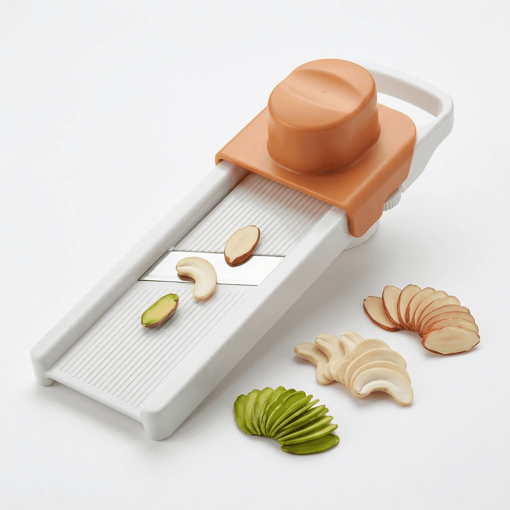 Tabletop dry fruit cutter and slicer